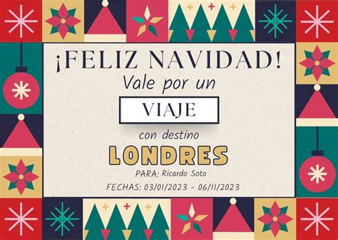 Plantillas Para Certificados De Regalo Para Navidad Canva