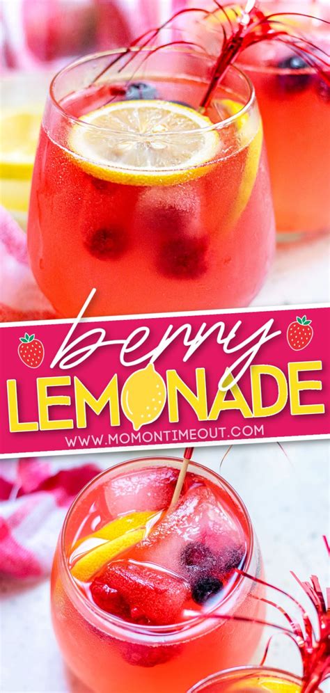 Easy Berry Lemonade - Mom On Timeout