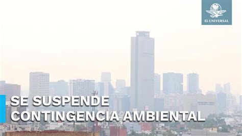 Se Suspende Fase De La Contingencia Ambiental Youtube