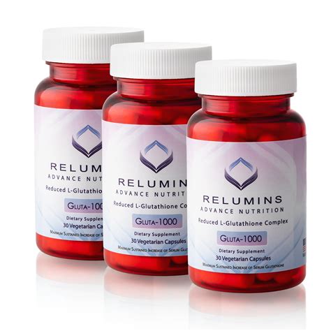 Authentic Relumins Advance Nutrition Reduced L Glutathione Complex