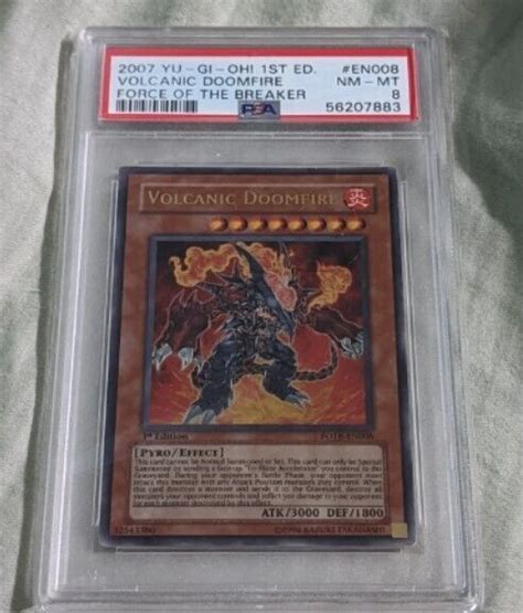 Volcanic Doomfire Psa Fotb En St Edition Ultra Rare