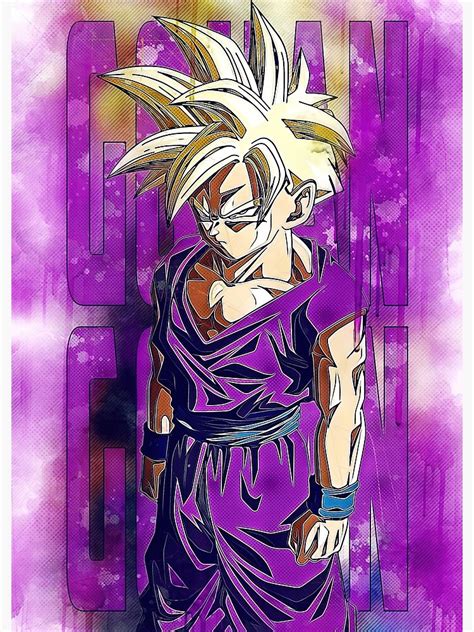 Gohan Ssj2 Poster For Sale By Johnsmith46 Redbubble