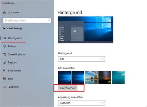 Windows 10 Hintergrundbild ändern so geht s