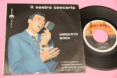 Umberto Bindi Ep 4 Songs Il Nostro Concerto Orig 60 Ebay