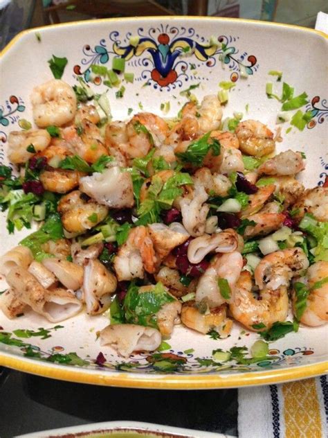 Shrimp And Calamari Salad Recipe