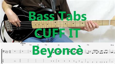 Beyoncè Cuff It BASS COVER TABS YouTube