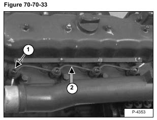 BobCat 753 ENGINE COMPONENTS AND TESTING Fuel Injector Removal And