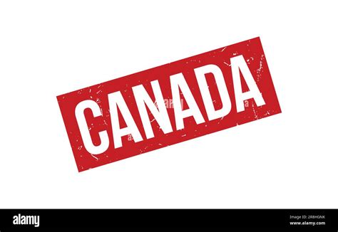 Canada Rubber Stamp Seal Vector Stock Vector Image Art Alamy