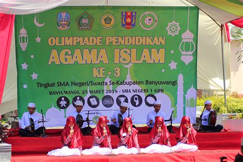 Olimpiade Pendidikan Agama Islam Ke 3 2018 SMA Negeri 1 Giri