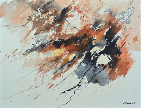 Autumnal Abstract Watercolor 3423 2023 Watercolour By Pol Henry