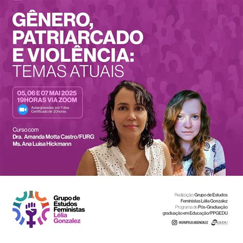 Gênero Patriarcado Violência - Gênero, Patriarcado e Violência: Temas atuais - online - Sympla