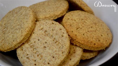 How To Make Digestive Biscuits Homemade Good Recipe Youtube