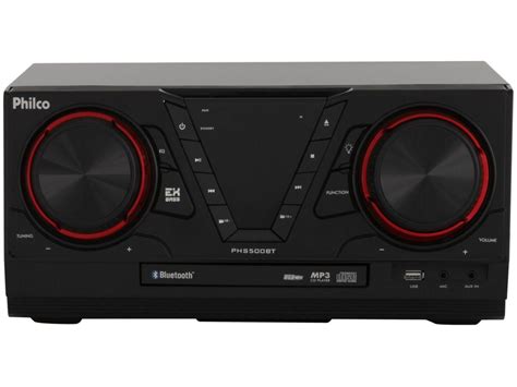 Mini System Philco Bluetooth 500W CD Player USB PHS500BT Mini