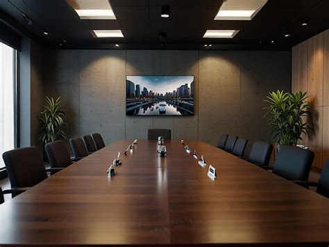 Conference Rooms Business And Professional 8k Premium Ai Generated Image