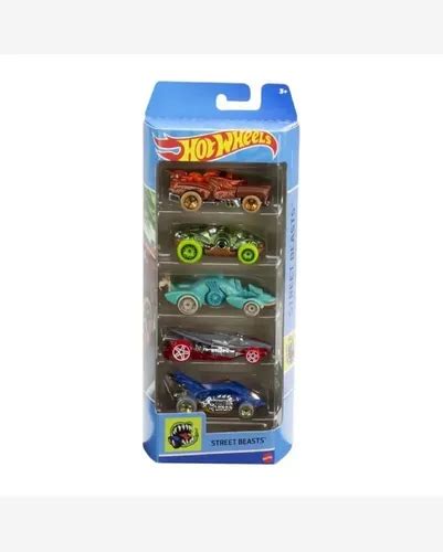 Hot Wheels Pacote 5 Carrinhos Escolha Modelo Mattel