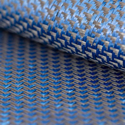 F Coova K Blue Kevlar Carbon Fiber Fabric Cloth Aircraft Pattern