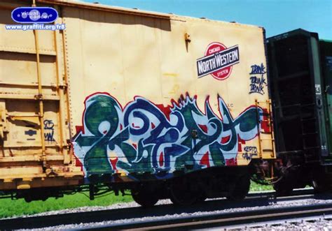 Visual Cancer North America Freight Train Graffiti