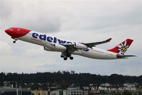 Airbus A Edelweiss Hb Jmc Zrh August Flickr