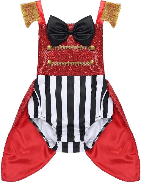 YiZYiF Baby Mädchen Strampler Halloween Outfit Glitzer Pailletten Body