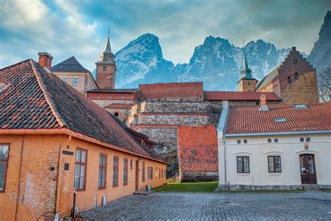 Premium Photo | Fortress of Akershus Castle in the mountains