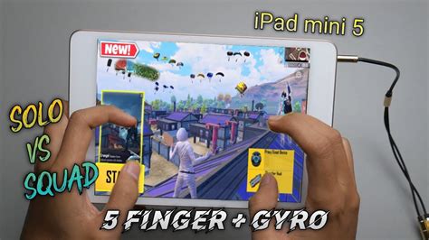 Ipad Mini 5 Pubg 5 Finger Gyro Full Handcam Ipad Mini 5 Pubg Test