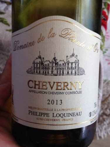 Philippe Loquineau Domaine De La Plante D Or Cheverny Rouge Vivino