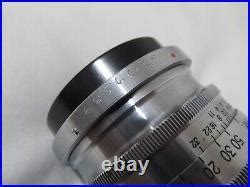 Nippon Kogaku Nikkor P 12 F 8 5cm Camera Lens Lens Vintage Camera