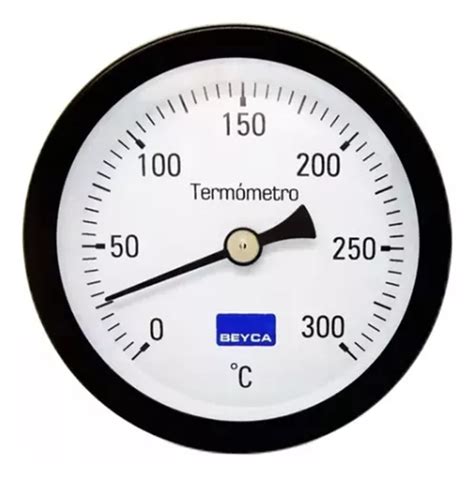 Termometro Beyca 100mm Rosca 1 2 Posterior 300 c Grados Envío gratis