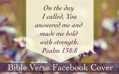 Friday Fun Stuff: Bible Verse Facebook Cover