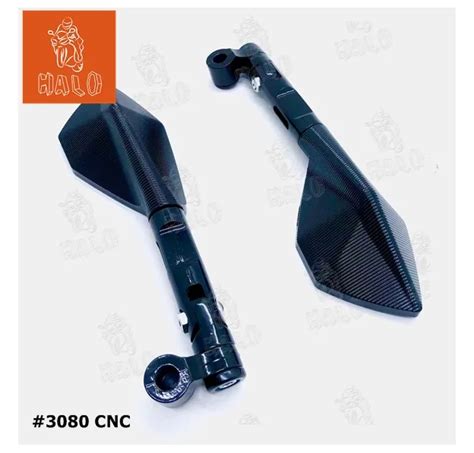 HALO MOTORS MOTORCYCLE CNC SIDE MIRROR 3080 UNIVERSAL Lazada PH