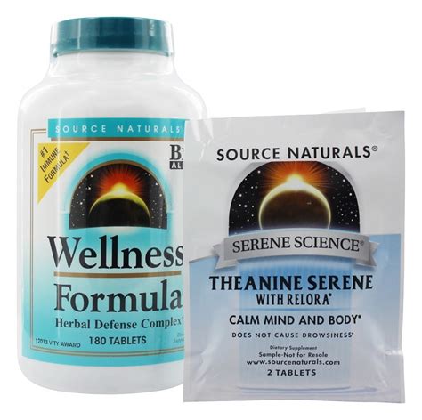 Source Naturals Wellness Formula 180 Tabs - Walmart.com - Walmart.com