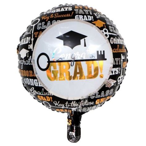 Jual Balon Foil Bulat Wisuda Balon Foil Topi Wisuda Shopee Indonesia