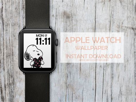 Peanuts Snoopy Apple Watch Wallpaper Smart Watch Background | Etsy