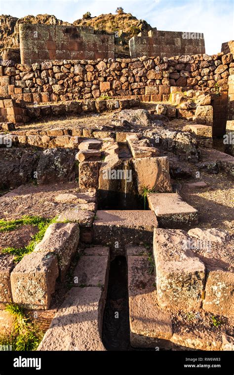 Pisac SECTOR OF INTIHUATANA In It Are The Palaces Temples And