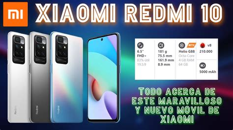 Xiaomi Redmi 10 El Nuevo Costo Beneficio En 2021 YouTube