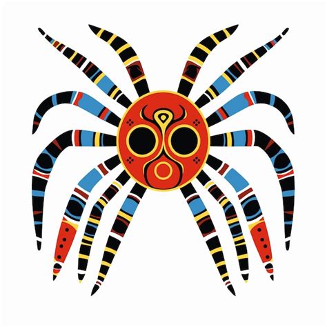 Premium Vector Tribal Design Of Spiders