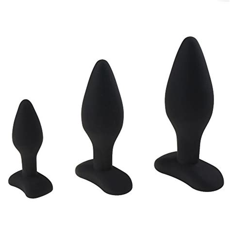 5 5inch Silikon Anal Butt Plug Set Multi Size mit Standfuss Stöpsel für