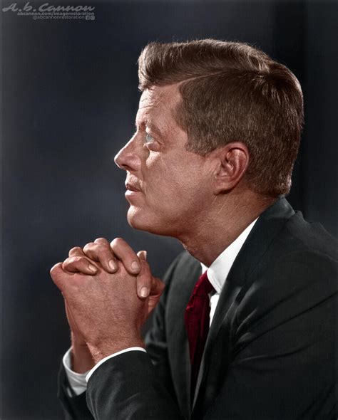 I Colorized This Portrait Of John F Kennedy Pre Presidency 1957 R