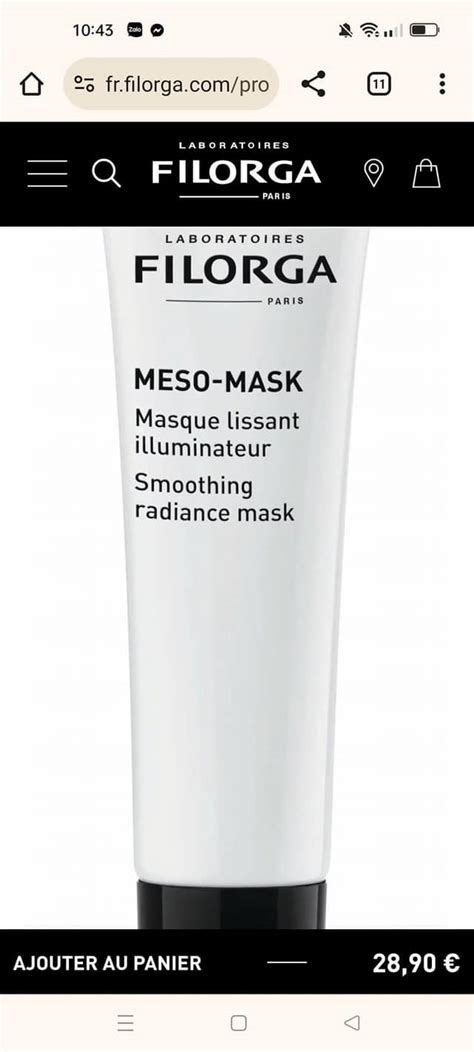 Mặt nạ Filorga Meso mask fullsize 30ml
