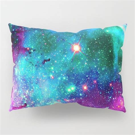 Buy Purple Pink Blue Nebula Pillow Sham By Haroulita Worldwide