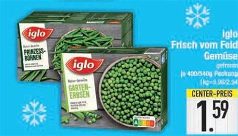 Iglo Frisch Vom Feld Gemüse Angebot bei E Center