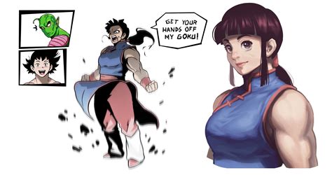 Dragon Ball But Chi Chi Is Swol As Fuck Art By Rayluaza R Musclegirlart