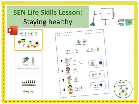 Sen Life Skills Lesson Healthy Bodies Teaching Resources