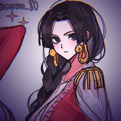 A Drawing Of A Woman With Long Black Hair And Large Gold Hoop Earrings