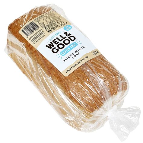 Well And Good Gluten Free And Vegan White Sliced Bread Large 750 Gm X 4 Per