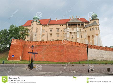 Krakow, Old town stock image. Image of fortress, town - 26146825