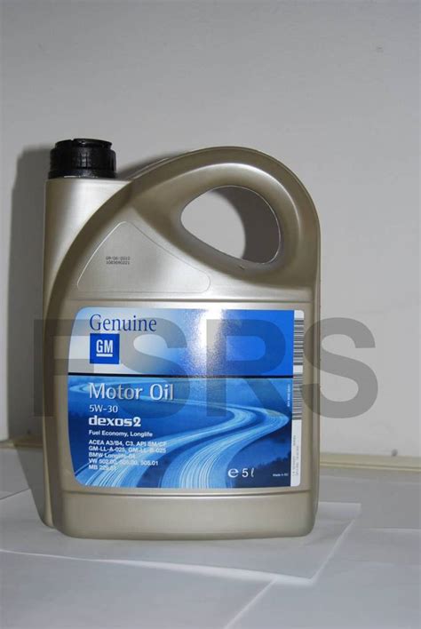 Genuine Opel Engine Oil W Dexos Synthetic Long Life Litres