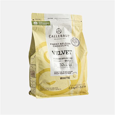 Callebaut Velvet White Chocolate Callets 2.5KG – House Of Ingredients