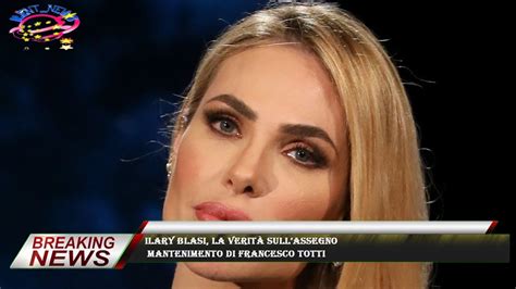 Ilary Blasi la verità sullassegno mantenimento di Francesco Totti