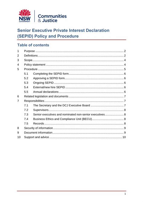 Pdf Senior Executive Private Interest Declaration Sepid Dokumen Tips